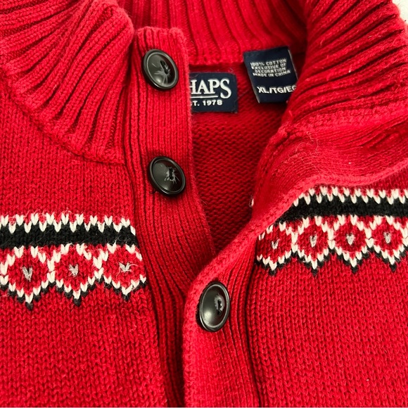 CHAPS by Ralph Lauren Men’s Holiday Sweater size XL - Picture 9 of 10